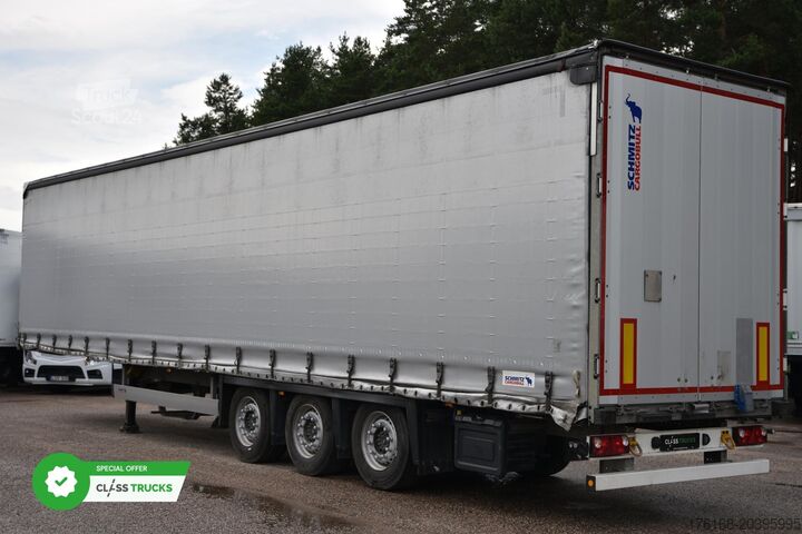 Open semitrailer with tarp SCHMITZ CARGOBULL SCS24/L Varios