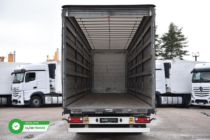Open semitrailer with tarp SCHMITZ CARGOBULL SCS24/L Varios