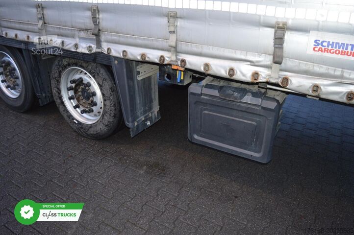 Open semitrailer with tarp SCHMITZ CARGOBULL SCS24/L Varios