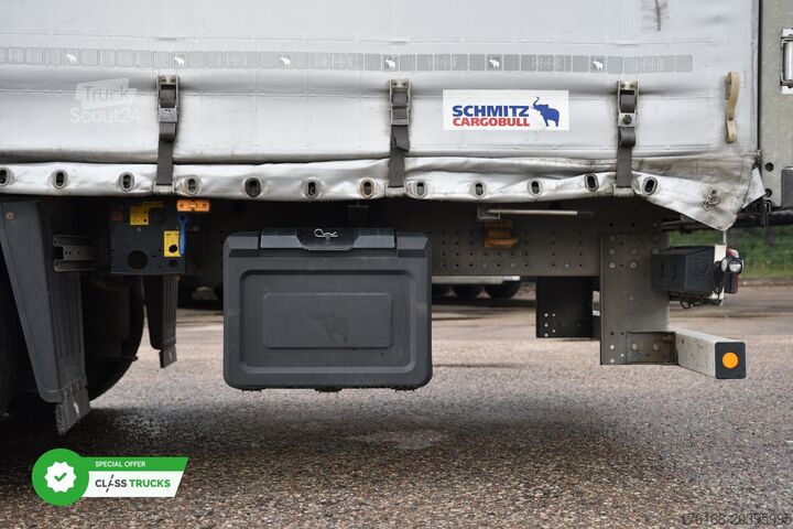 Open semitrailer with tarp SCHMITZ CARGOBULL SCS24/L Varios