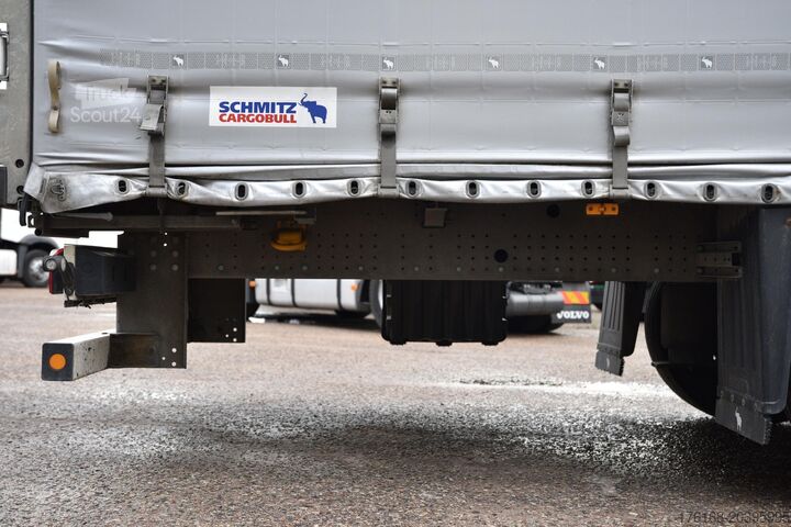 Open semitrailer with tarp SCHMITZ CARGOBULL SCS24/L Varios