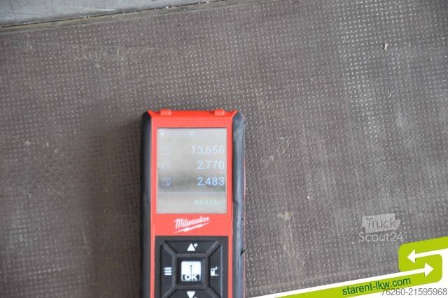 Open semitrailer with tarp KÖGEL Liftachse SAF Palettenkasten