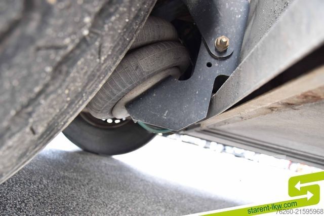 Open semitrailer with tarp KÖGEL Liftachse SAF Palettenkasten