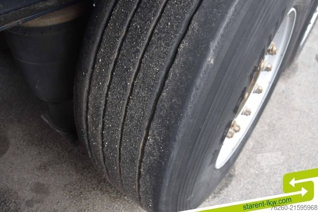 Open semitrailer with tarp KÖGEL Liftachse SAF Palettenkasten