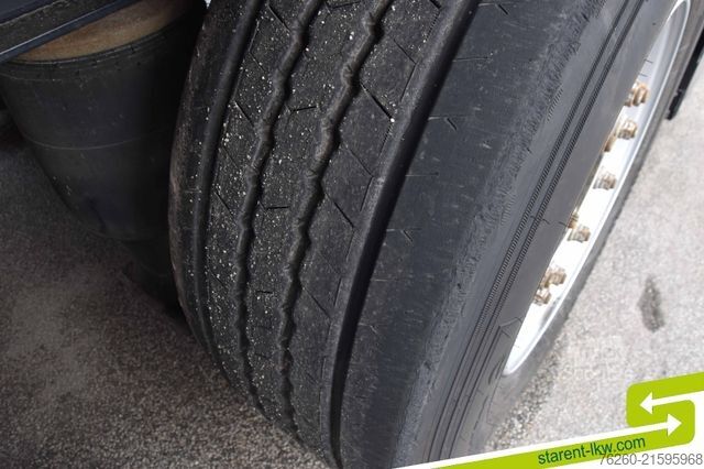 Open semitrailer with tarp KÖGEL Liftachse SAF Palettenkasten