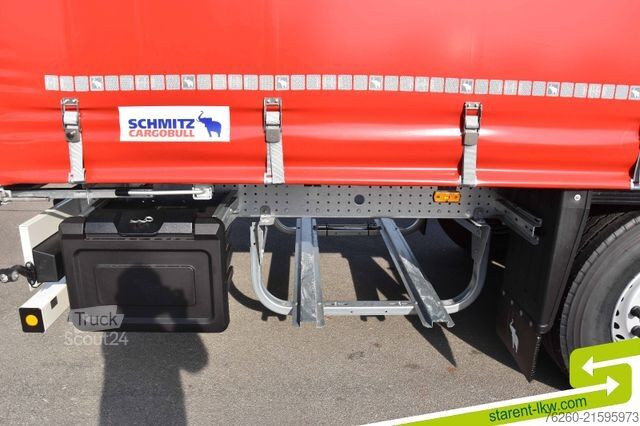 Open oplegger met zeil SCHMITZ CARGOBULL Hubdach Liftachse Palettenkasten MIETE