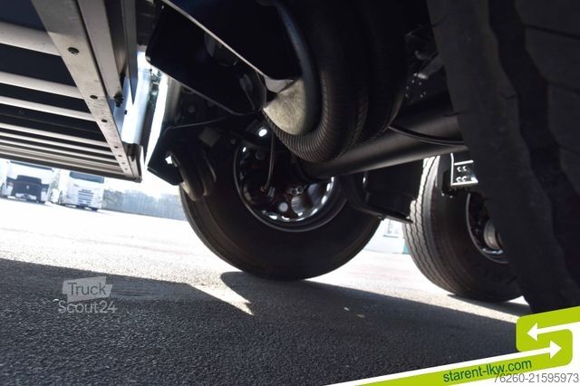 Open oplegger met zeil SCHMITZ CARGOBULL Hubdach Liftachse Palettenkasten MIETE