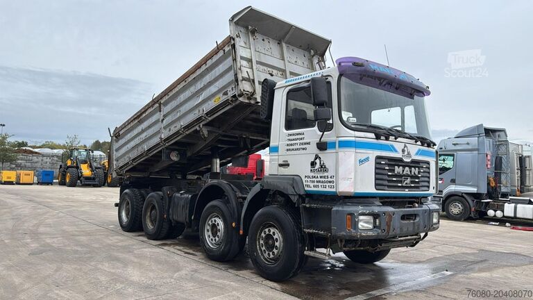 3-stranski nakladalnik MAN 41.414 (6 CYLINDER / STEEL SUSP. / LAMES / BIG ...