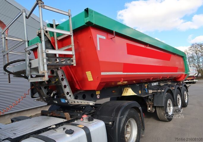 полуремарке самосвал SCHMITZ SKI 24 SL 7.2 Stahlrundmulde