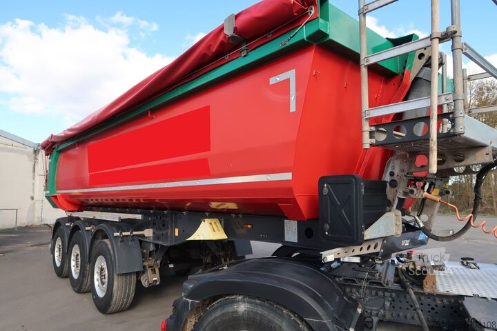 полуремарке самосвал SCHMITZ SKI 24 SL 7.2 Stahlrundmulde