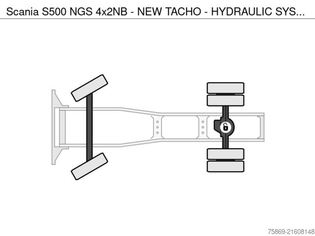 Standard-SZM Scania S500 NGS 4x2NB - NEW TACHO - HYDRAULIC SYSTEM -...