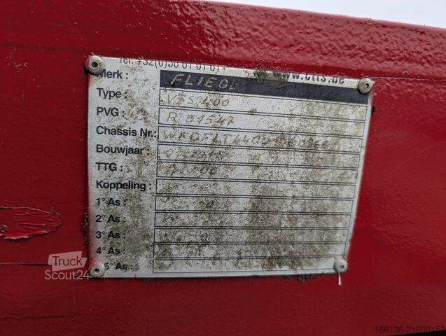 Zema kravnes piekabe Fliegl VTS 400 Sonder