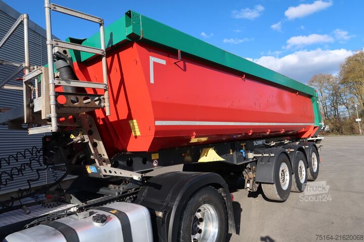 Polpriklopnik kiper Schmitz Cargobull SKI 24 SL 7.2 Stahlrundmulde