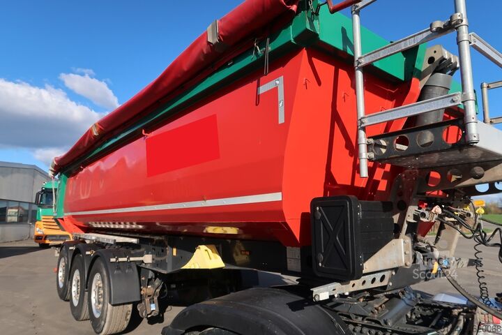 Polpriklopnik kiper Schmitz Cargobull SKI 24 SL 7.2 Stahlrundmulde