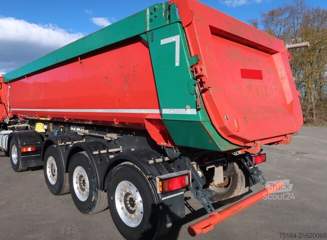 Polpriklopnik kiper Schmitz Cargobull SKI 24 SL 7.2 Stahlrundmulde