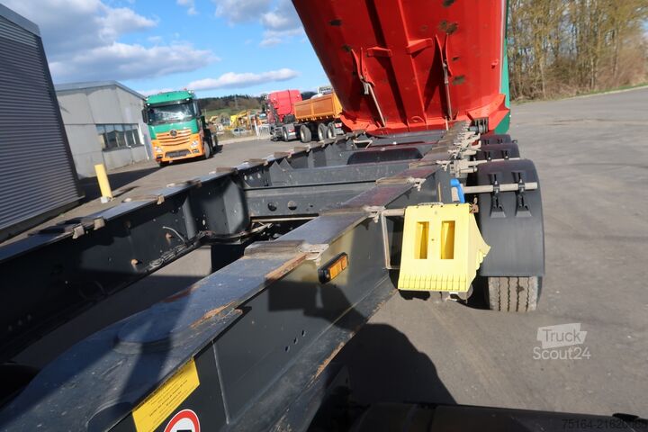 Polpriklopnik kiper Schmitz Cargobull SKI 24 SL 7.2 Stahlrundmulde