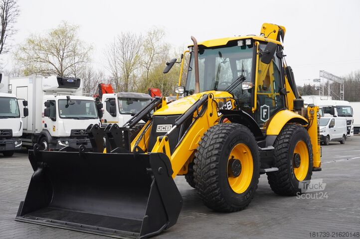 Bager-nakladač JCB 4CX PRO / 3800 MTH! / 2022 / joysticks /