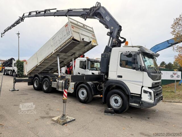 Nakladalna ploščad Volvo FMX 540 8x4 PRITSCHE + (29m!) KRAN FASSI F545 (...