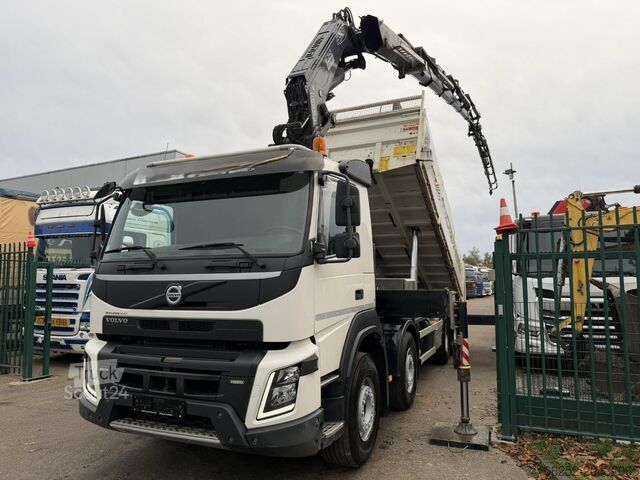 Nakladalna ploščad Volvo FMX 540 8x4 PRITSCHE + (29m!) KRAN FASSI F545 (...