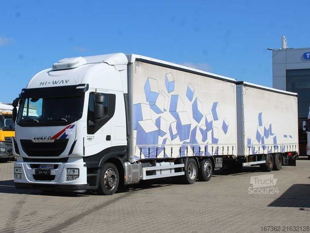 Jumbo vrachtwagen IVECO Stralis 480, SECONDARY AIR CONDITIONING + SVAN