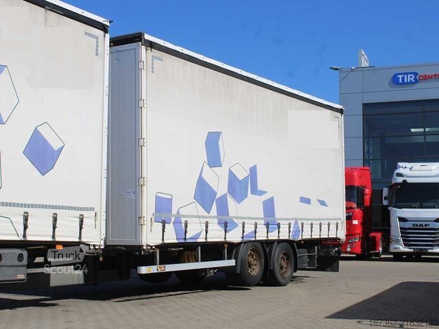 Plattewagen met zeil IVECO Stralis 480, SECONDARY AIR CONDITIONING + SVAN