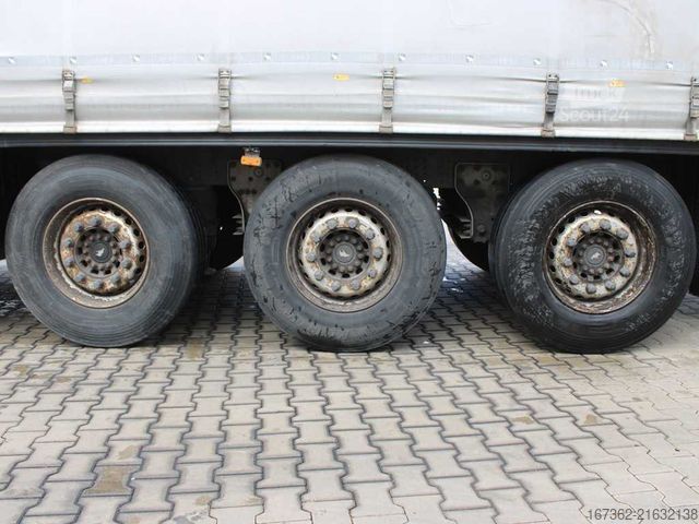 Open semitrailer with tarp SCHMITZ CARGOBULL SCS 24/L13.62 EB, MULTILOCK, LIFTING AXLE