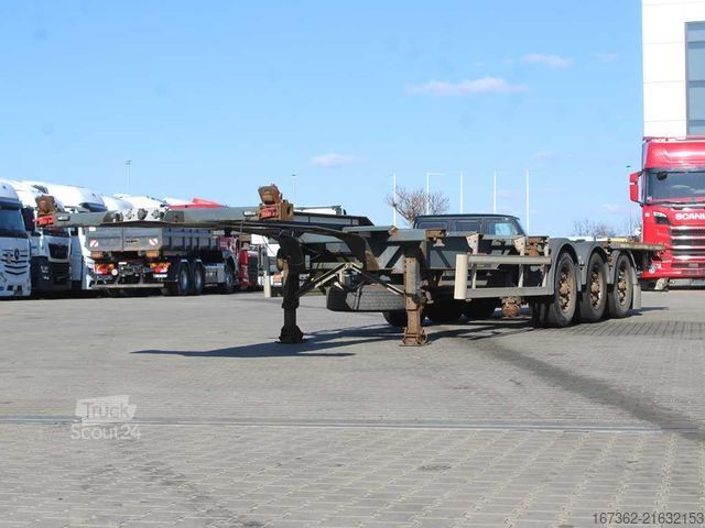 Šasija polpriklopnika TRAILOR ZASLAW D-651 / D-654, LIFTING AXLE