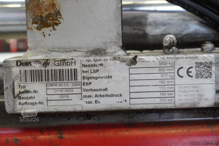 Gaffel DURWEN DURWEN DRPK45CS, Breite 2286 mm