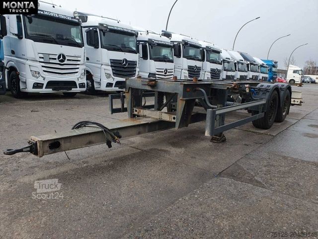 Swap chassis trailer SCHMITZ CARGOBULL ZWF 18, Tandem / Zentralachs , verstellbar,  TÜV