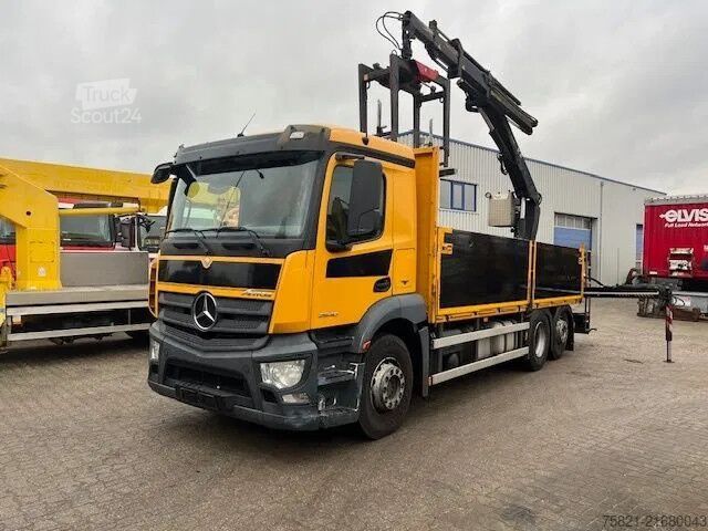 Camion cu macara Mercedes-Benz Antos 2540 + Hiab 133 K Pro Hipro