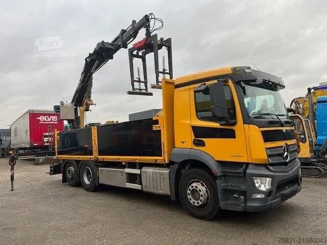 Camion cu macara Mercedes-Benz Antos 2540 + Hiab 133 K Pro Hipro