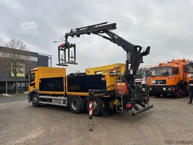 Camion cu macara Mercedes-Benz Antos 2540 + Hiab 133 K Pro Hipro