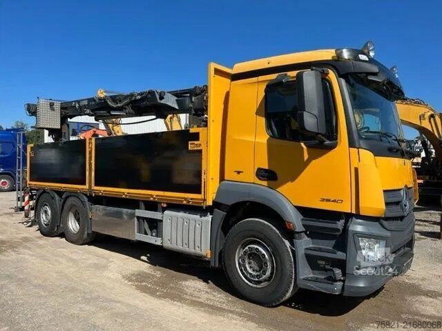 Camion cu macara Mercedes-Benz Antos 2540 (SN987) + Hiab 166 K Pro (2 x in stock)