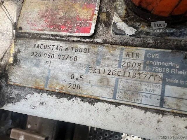 Vehicul de aspirație Mercedes-Benz Actros 2641 (Vacuumtruck)