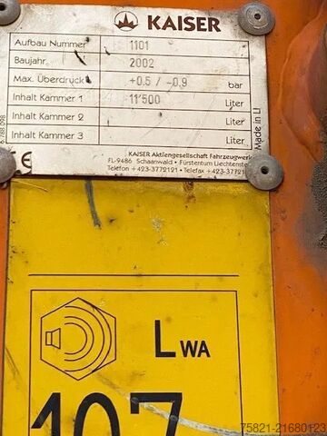 Vehículo de succión MAN 41.464 8x4