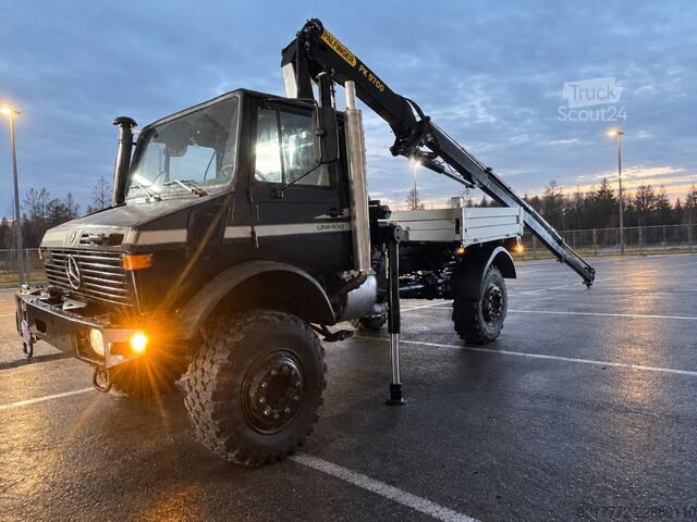 кран-манипулятор на шасси грузовика UNIMOG 437 1750 l