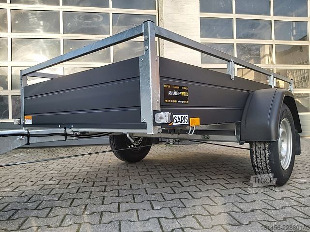 Ρυμουλκούμενο αυτοκινήτου Saris schwarzer Anhänger Aluminium 1300kg gebremst