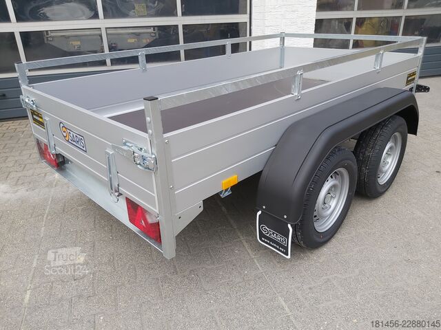 Ρυμουλκούμενο αυτοκινήτου Saris DW 2000 255x153x43cm Tandem Aluwände