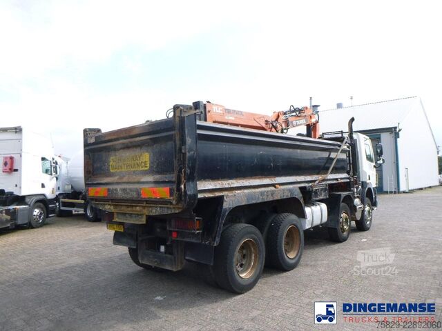 Kranbil DAF CF 85.360 8X4 RHD tipper + Terex 118.2 VGL-A15
