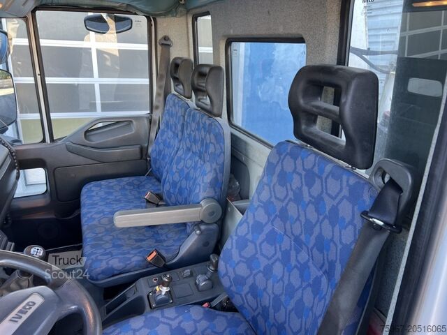 Camion à benne tridirectionnelle avec grue Iveco Eurocargo 150e25