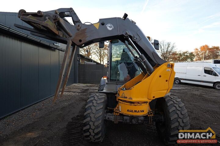 Loader Ahlmann AZ 95 35/kmu snelwissel 3 aanbouwdelen NL machine