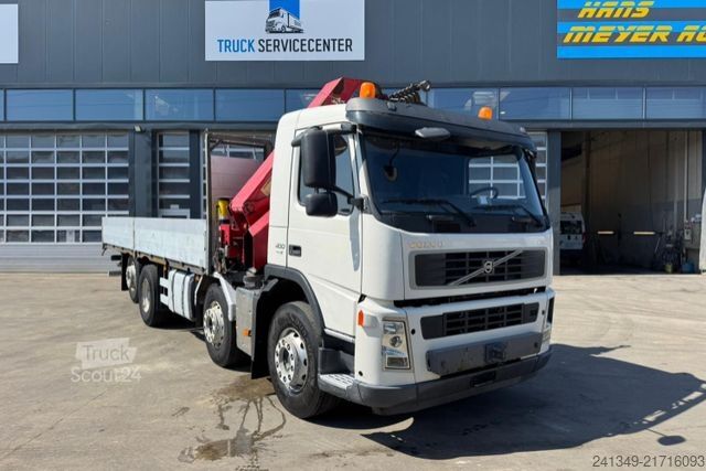 Jeřáb na nákladním automobilu VOLVO FM-400 8x2 HMF2820-6