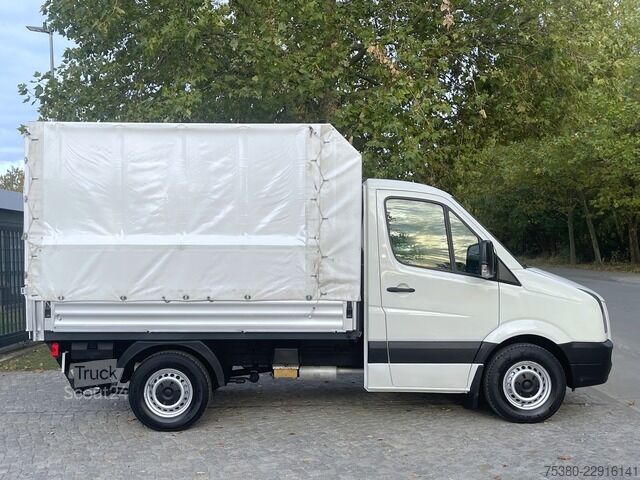 Perdeli panelvan VW Crafter Koffer 2.5TDI Pritsche Plane *Klima*LBW*