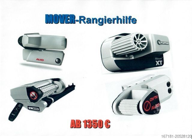 Wohnwagen HOBBY Excellent 540 UFE mit Klima, Mover