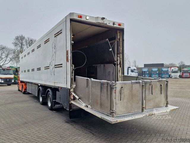 Trasporto del bestiame Fliegl R440 Schmitz/Fliegl livestock trailer - 2 stock...