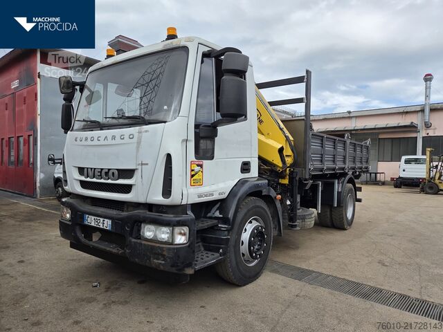 Vilkikas su kranu Iveco EuroCargo 180E25K
