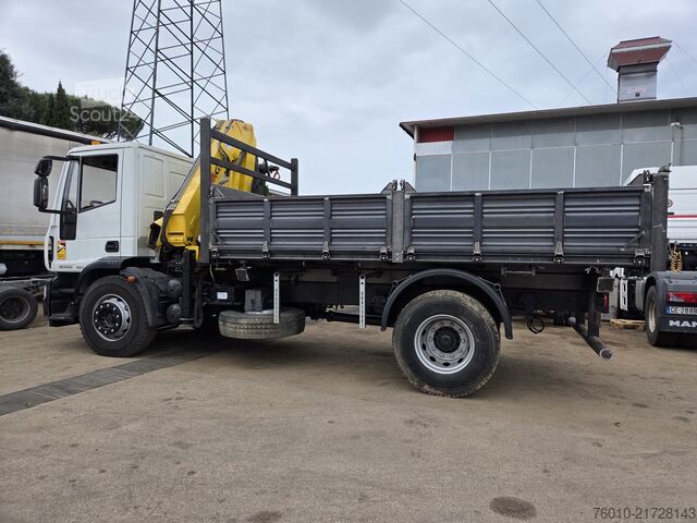 Vilkikas su kranu Iveco EuroCargo 180E25K