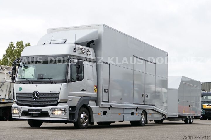 Automobilių pervežimo sunkvežimis MERCEDES-BENZ Atego 1224 Autotransp. Komplettzug Moetefindt