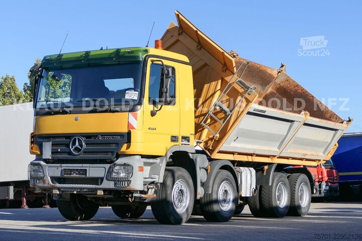 Üç taraflı damperli kamyon MERCEDES-BENZ Actros 4144 Dreiseitenkipper Meiller Euro 5