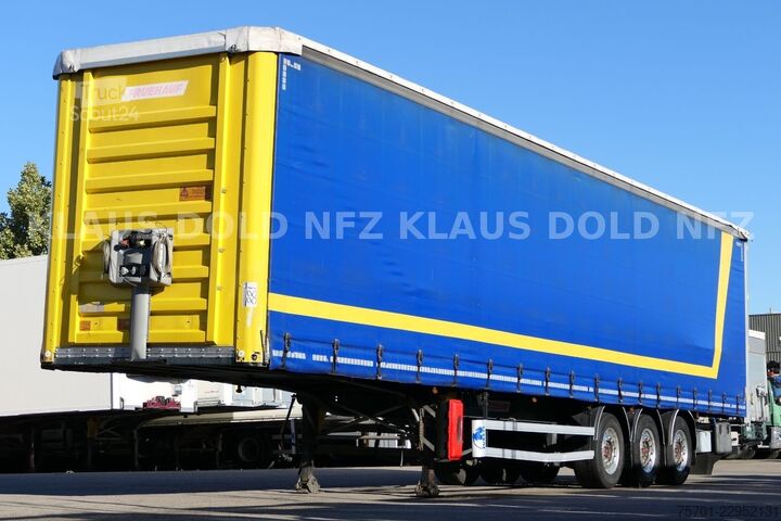 Brandalı açık yarı römork FRUEHAUF Pritsche Plane SAF Achsen Liftachse